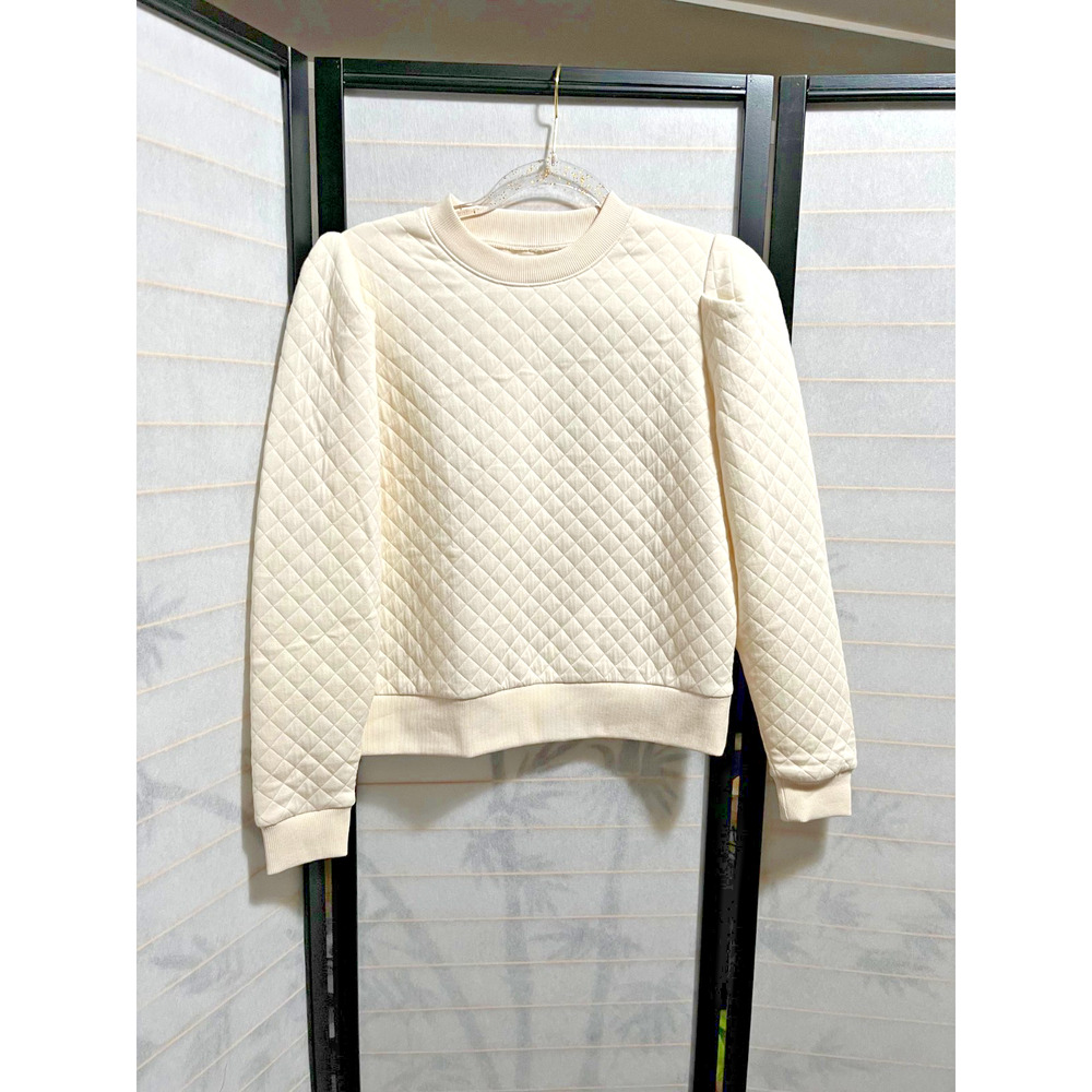 Walter Hagen Women's Clubhouse Pullover Crew XS Cream‎ NWT New with Tags